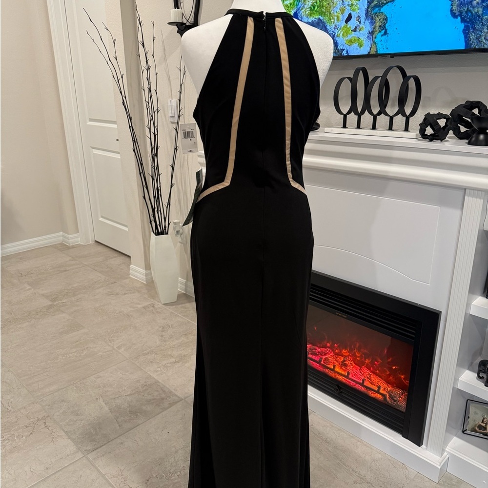 Black Cut Out Backless Halter Maxi Dress Dj-Jaz $120$ - Picture 2 of 8